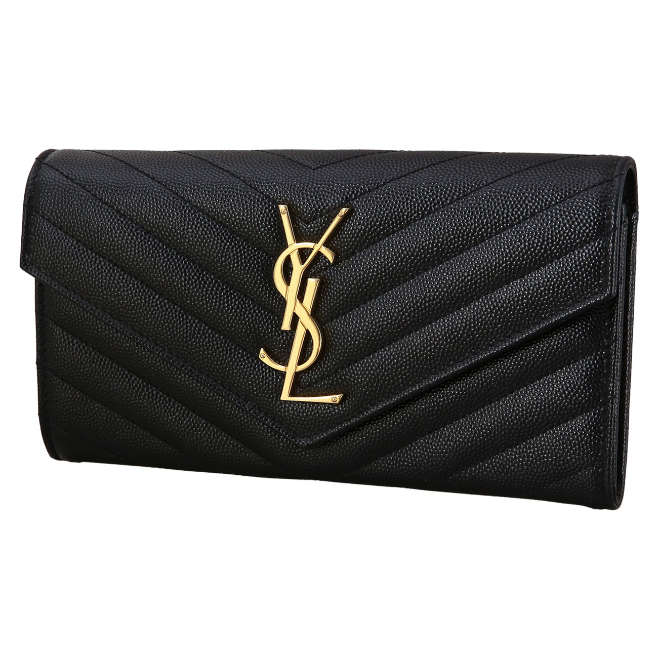 Yves Saint Laurent(USED)생로랑 372264 마틀라세 모노그램 플랩 장지갑